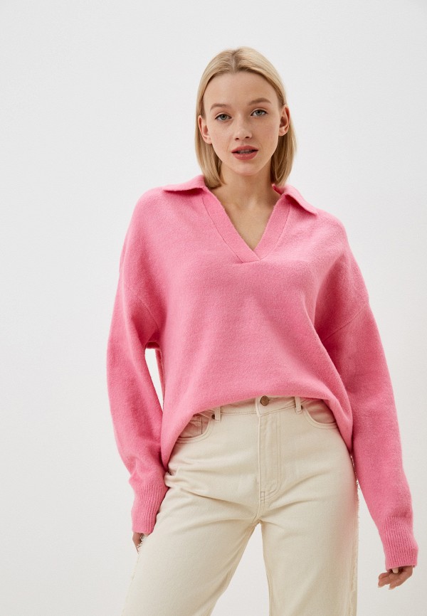 Пуловер Modis цвет розовый 