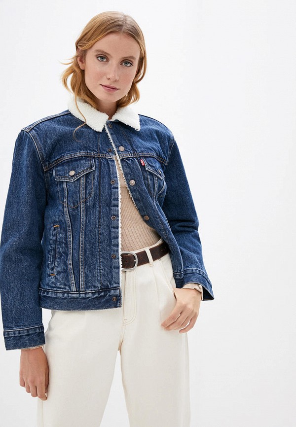 

Куртка джинсовая Levi's®, Синий, EX BF SHERPA TRUCKER ROUGH AND TUMBLE