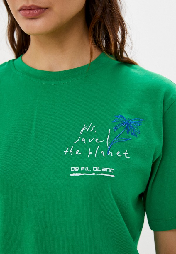 фото Футболка de fil blanc