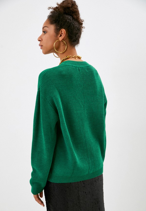 Пуловер Eleganzza цвет зеленый  Фото 3