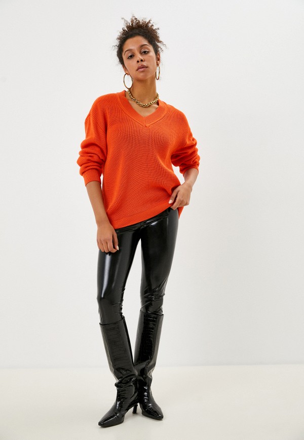 Пуловер Eleganzza цвет оранжевый  Фото 2
