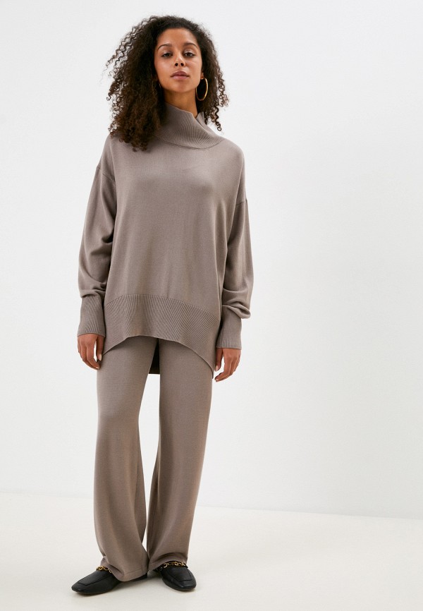 Брюки Eleganzza коричневый, размер 46, фото 2