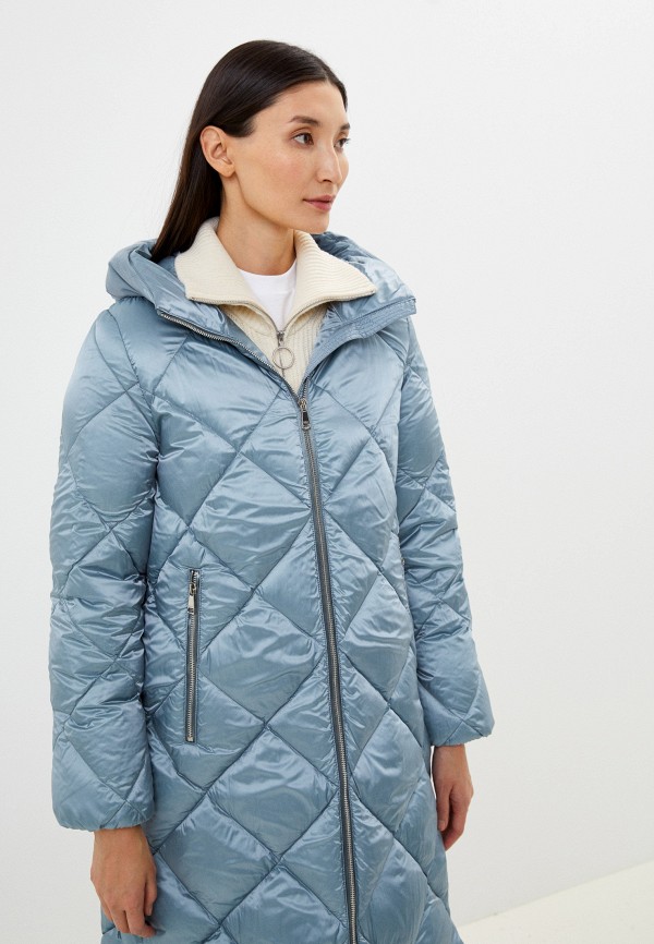Пуховик Uniqa бирюзовый, размер 42, фото 4