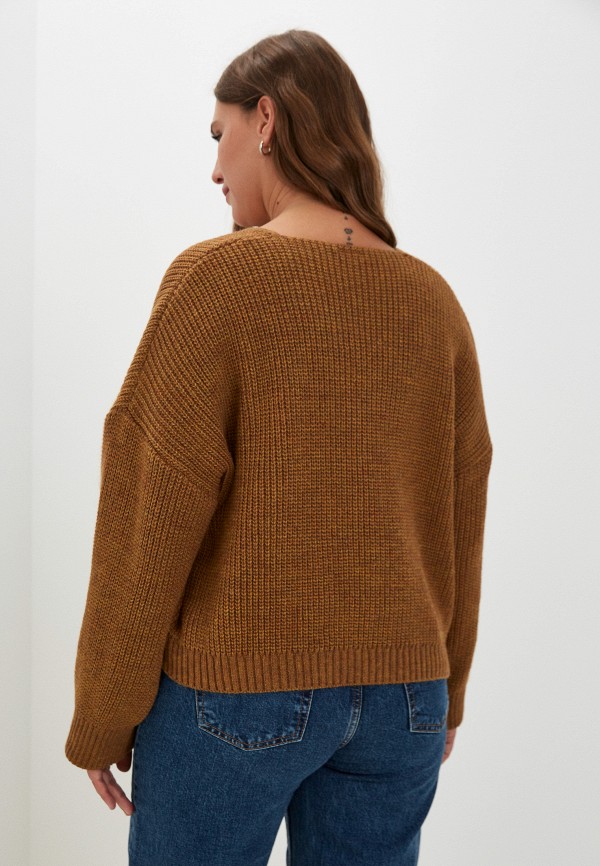 Пуловер Стим цвет коричневый  Фото 3