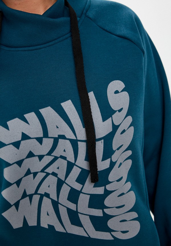 Свитшот Blacksi бирюзовый, размер 44, фото 4