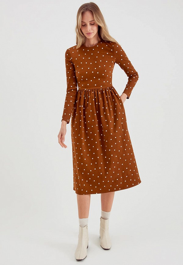 

Платье Unique Fabric, Коричневый, Лолита