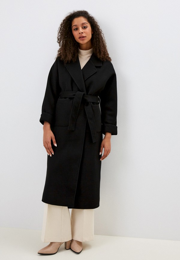 Пальто Katya Erokhina цвет черный 