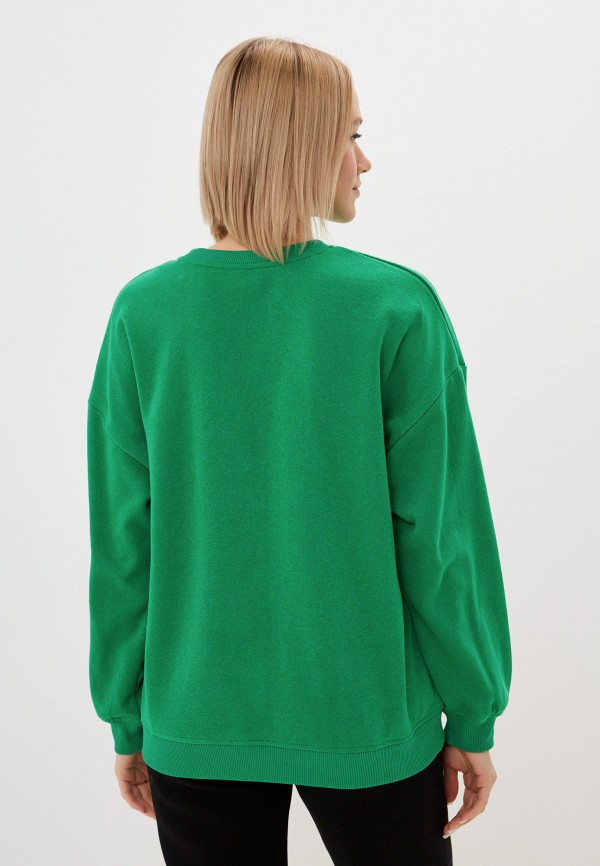 Свитшот Zolla зеленый, размер 42, фото 3