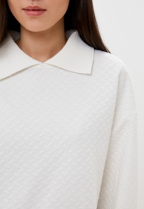 Свитшот Zolla белый, размер 48, фото 4