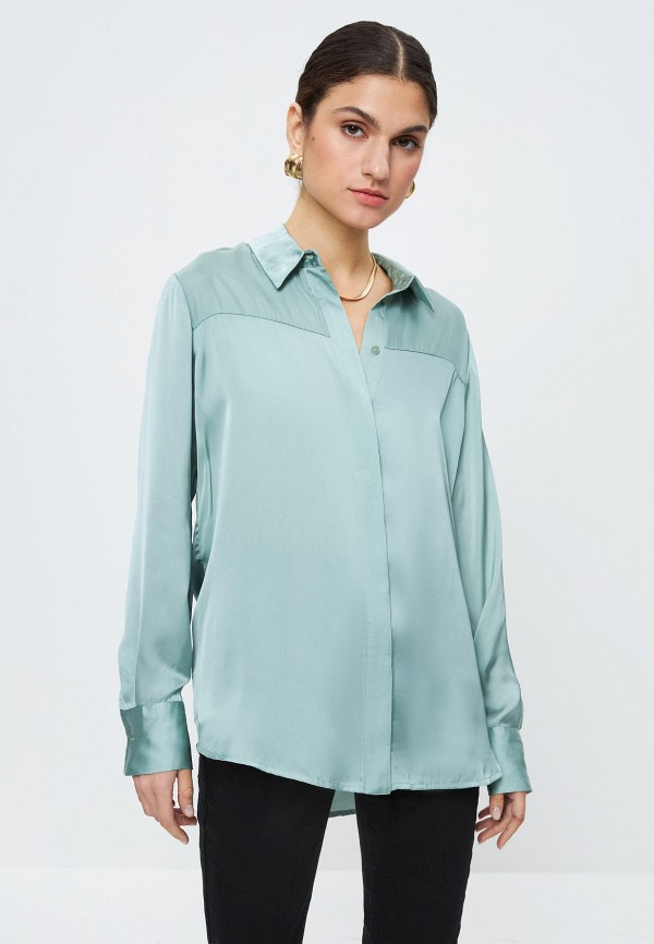 Блуза Zarina зеленого цвета