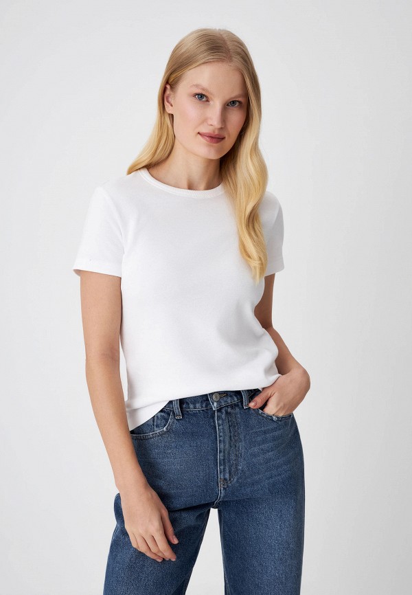 

Футболка Sela, Белый, KIRA SLIM FIT