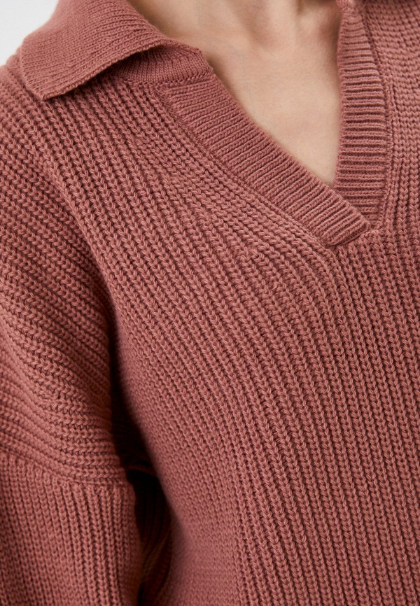 Пуловер Alessandra del Biondo цвет коралловый  Фото 4