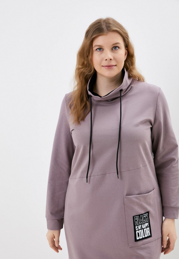 Платье Lika Dress фиолетовый, размер 58, фото 2