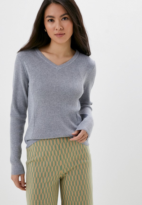 Пуловер Bodypoetry цвет серый 