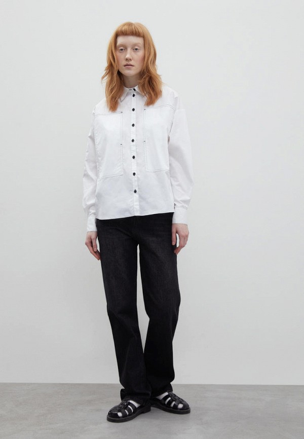 Рубашка Finn Flare белый, размер 44, фото 2