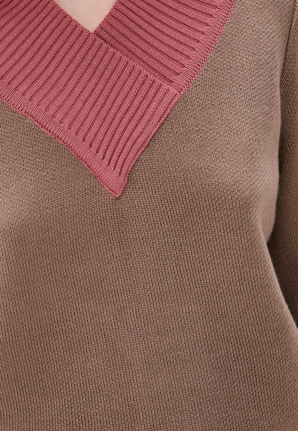 Пуловер Vivawool цвет коричневый  Фото 4