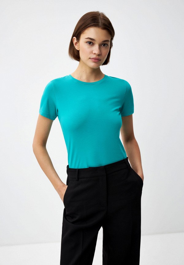 

Футболка Sela, Бирюзовый, EVA SLIM FIT