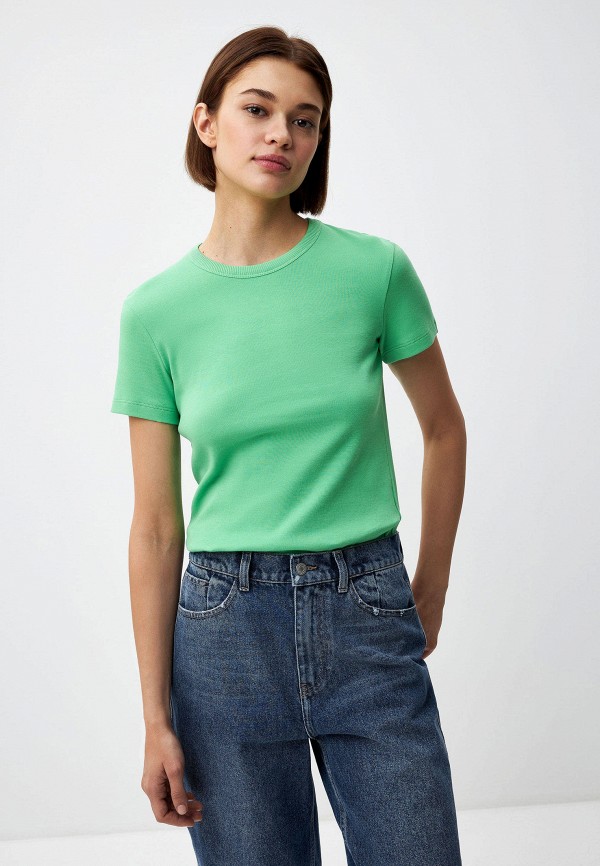 

Футболка Sela, Зеленый, KIRA SLIM FIT