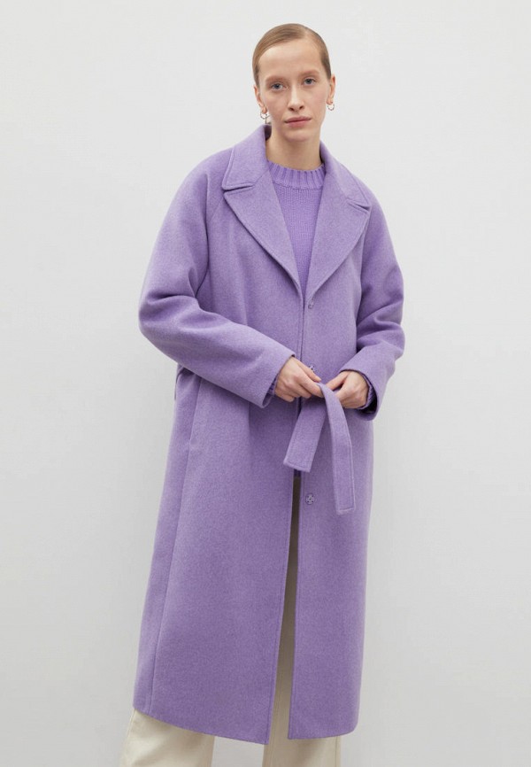 Пальто Finn Flare фиолетовый  MP002XW0MNDB