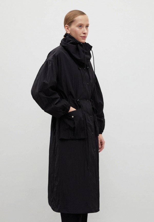 Плащ Finn Flare черный, размер 42, фото 4