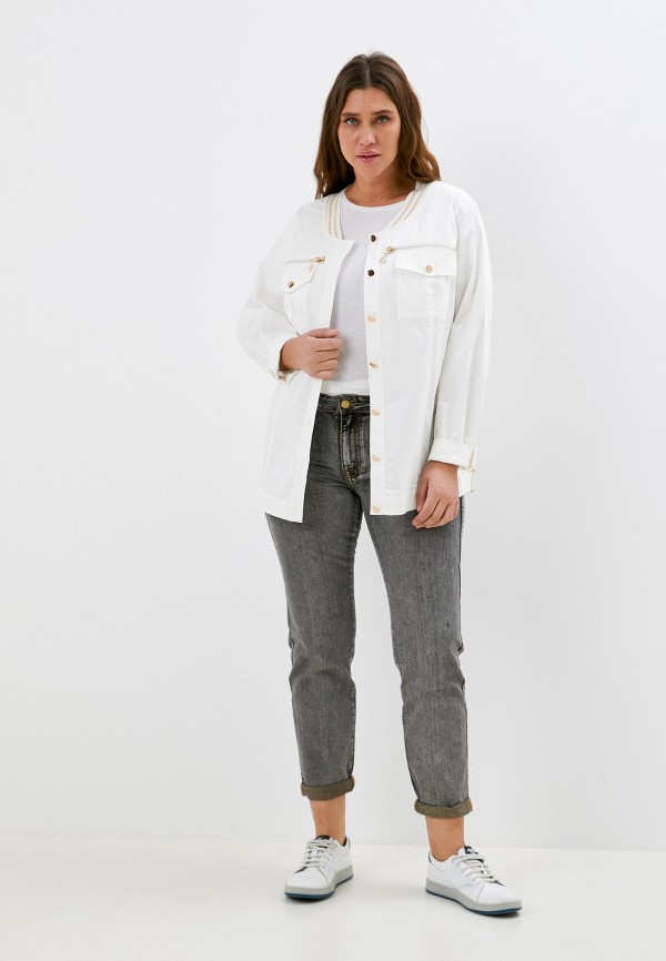 Жакет Silver String белый, размер 62, фото 2