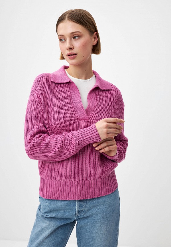 Пуловер Sela цвет розовый 