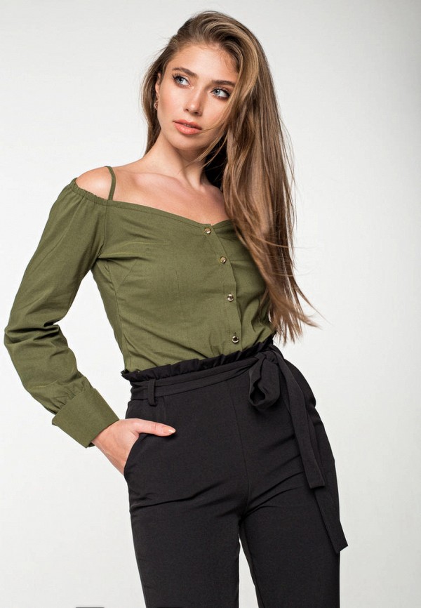 

Блуза itelle, Хаки, itelle MP002XW0MPLK