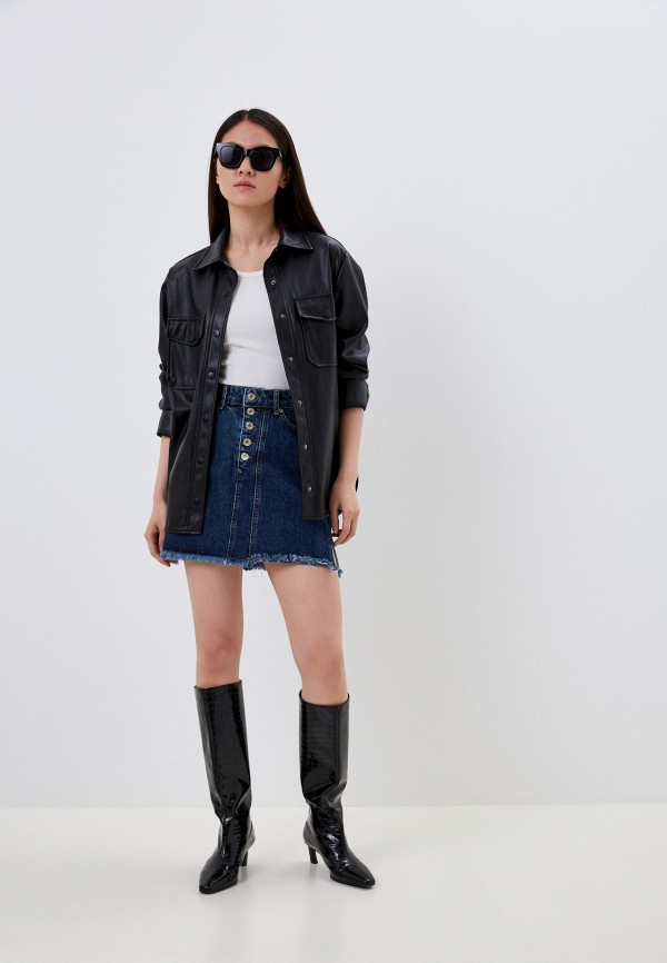 Юбка Valoris синий, размер 44, фото 2