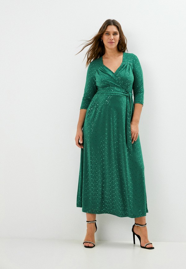 Платье Olsi зеленого цвета