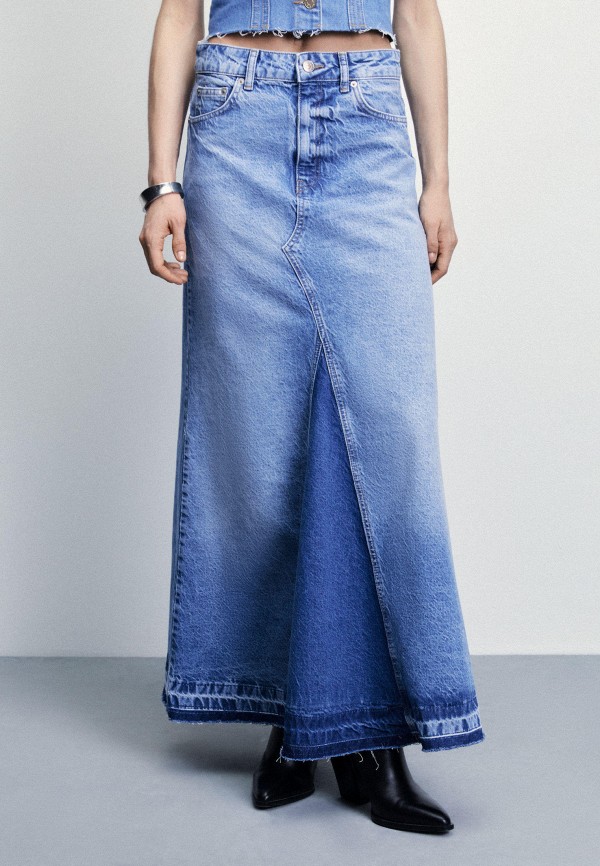 

Юбка джинсовая Zarina, Голубой, LIMITED COLLECTION