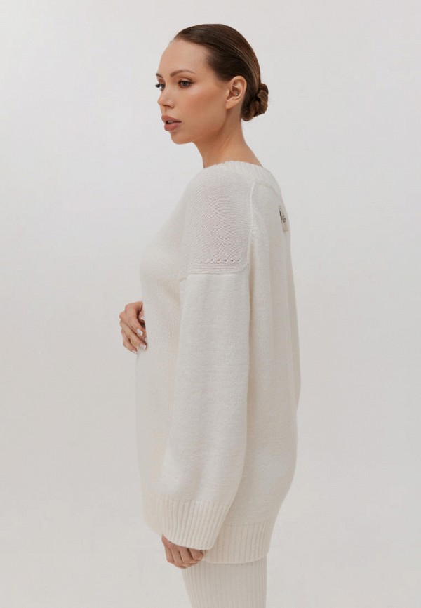 Пуловер Woolook цвет Белый  Фото 4