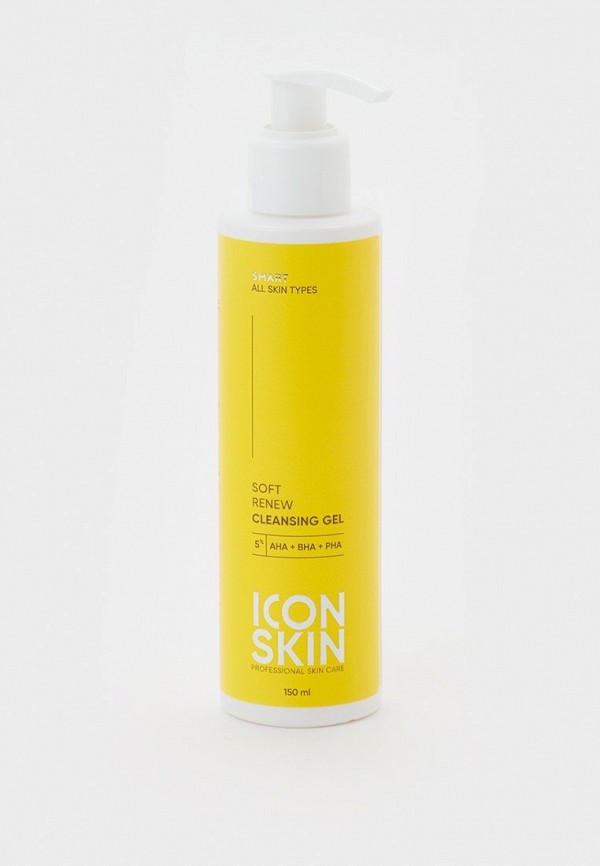 очищающий крем гель для умывания c про и пребиотиками icon skin skinbiom 150 мл Гель для умывания Icon Skin Soft Renew, 150 мл