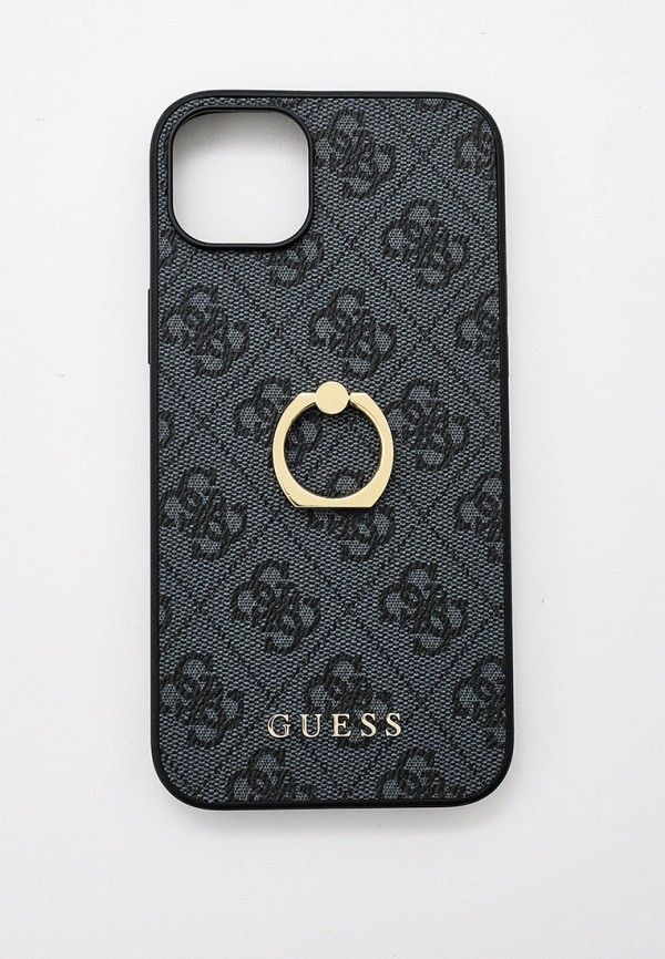 

Чехол для iPhone Guess, Серый, 14 Plus с кольцом на палец