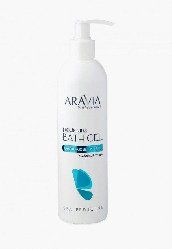 

Гель для ног Aravia Professional, Белый, Очищающий с морской солью "Pedicure Bath Gel", 300 мл