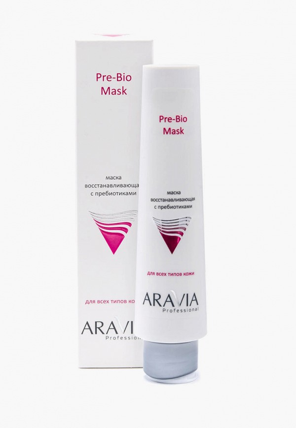 Маска для лица Aravia Professional восстанавливающая с пребиотиками Pre-Bio Mask, 100 мл уход за лицом aravia professional маска восстанавливающая с пребиотиками pre bio mask