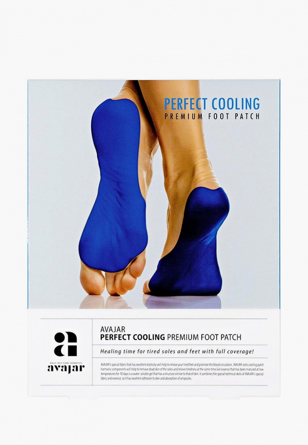 

Маска для ног Avajar, Синий, Охлаждающая, Perfect Cooling Premium Foot Patch, 1 шт.