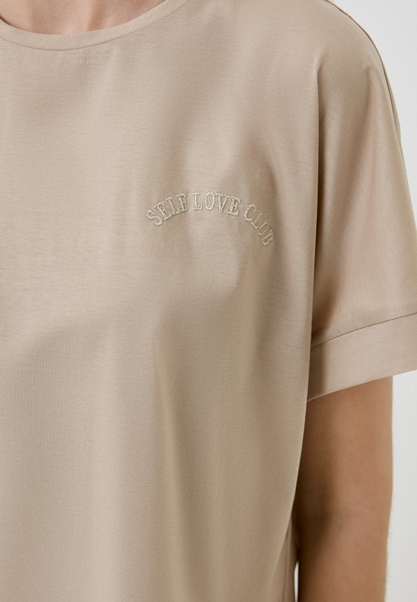 Футболка Lusio бежевый, размер 40, фото 3