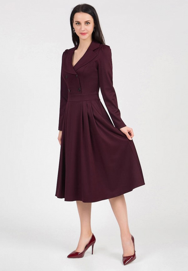 

Платье Grey Cat, Бордовый, ANISSA