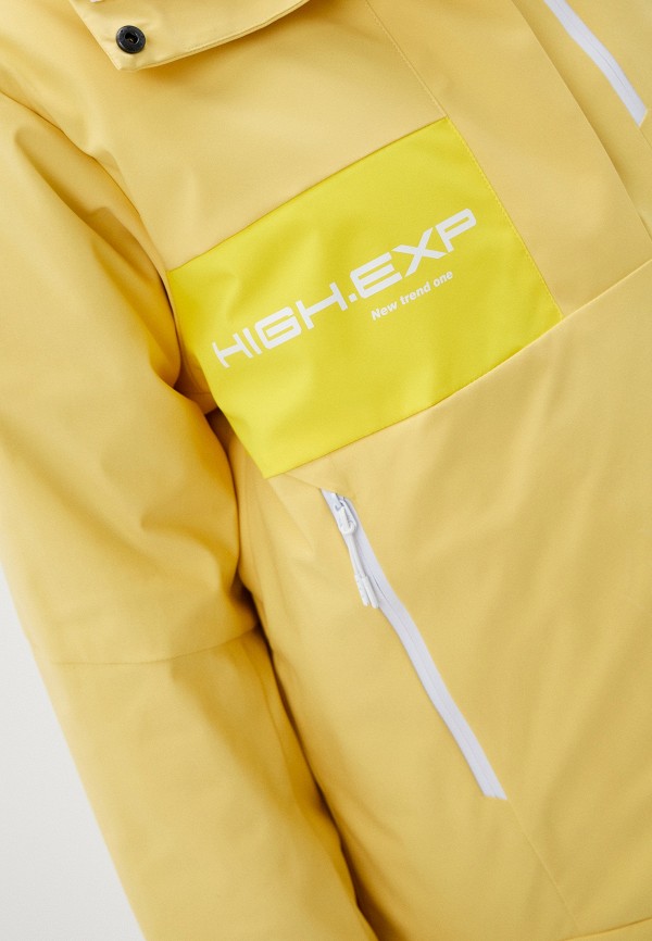 Куртка горнолыжная High Experience цвет Желтый  Фото 4