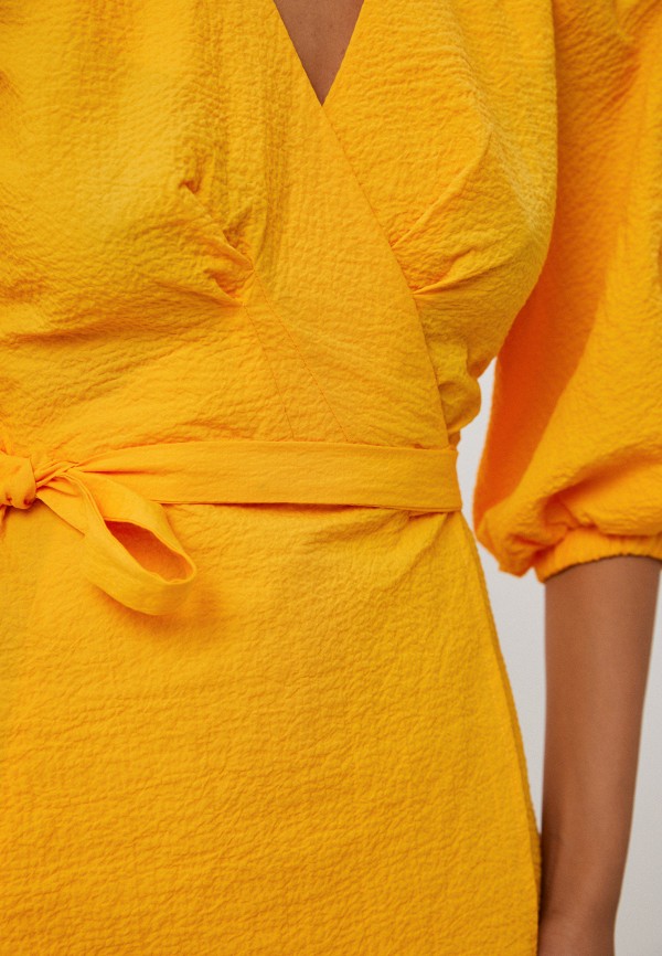 Платье Tobeone оранжевый, размер 46, фото 4