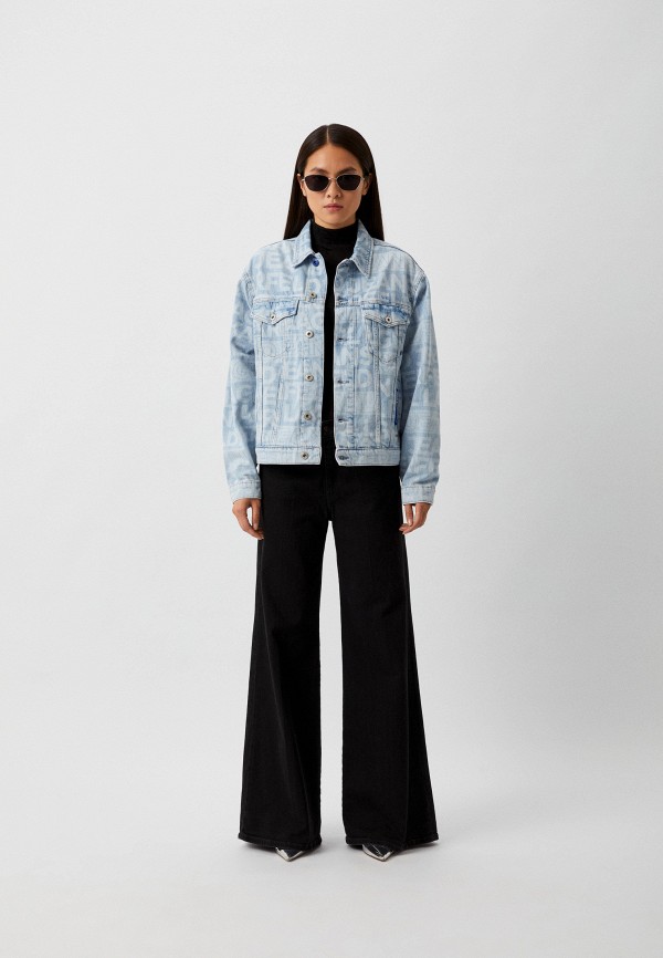 Куртка джинсовая Karl Lagerfeld Jeans голубой, размер 40, фото 2