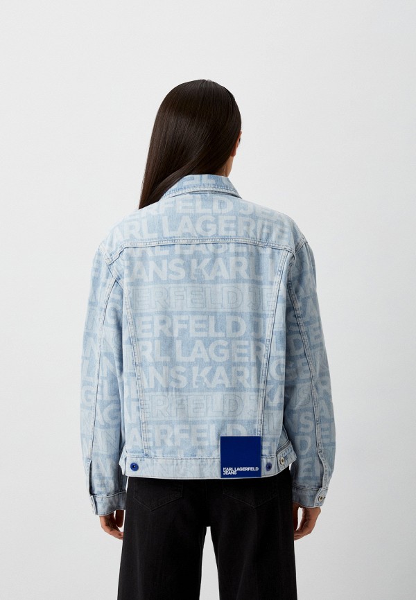 Куртка джинсовая Karl Lagerfeld Jeans голубой, размер 40, фото 3