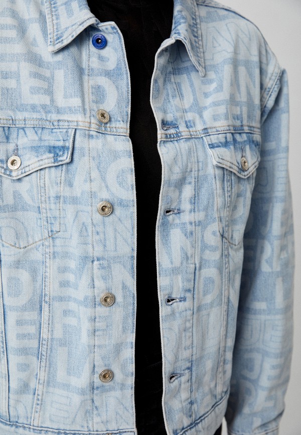 Куртка джинсовая Karl Lagerfeld Jeans голубой, размер 40, фото 4