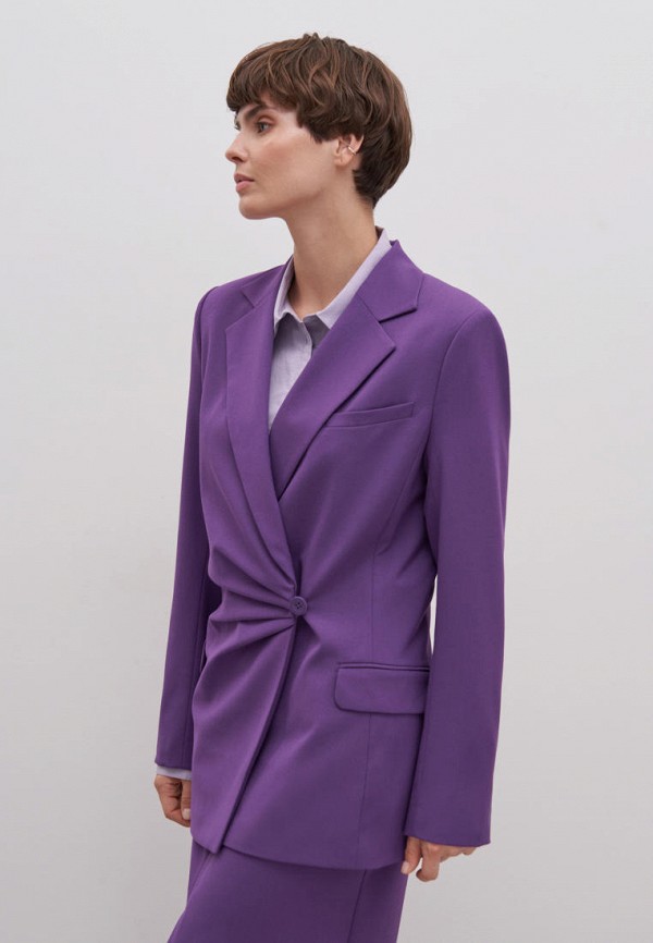 Жакет Finn Flare фиолетовый, размер 44, фото 4