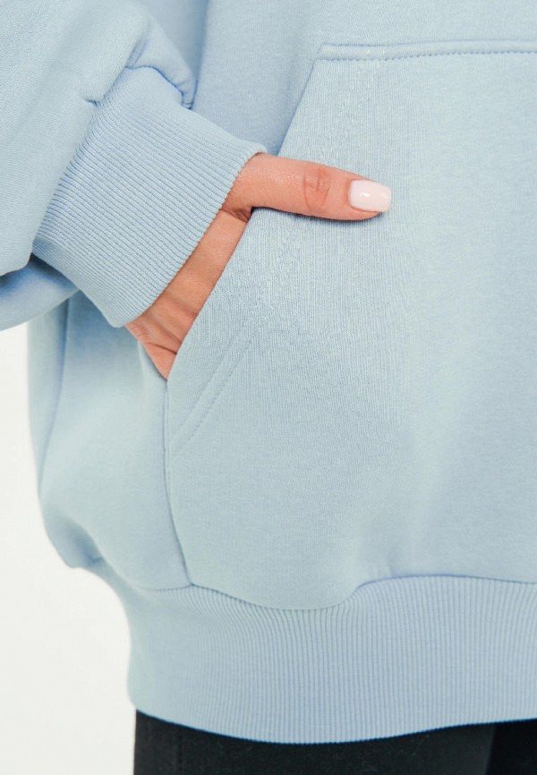 Худи Millennials голубой, размер OverSize, фото 6
