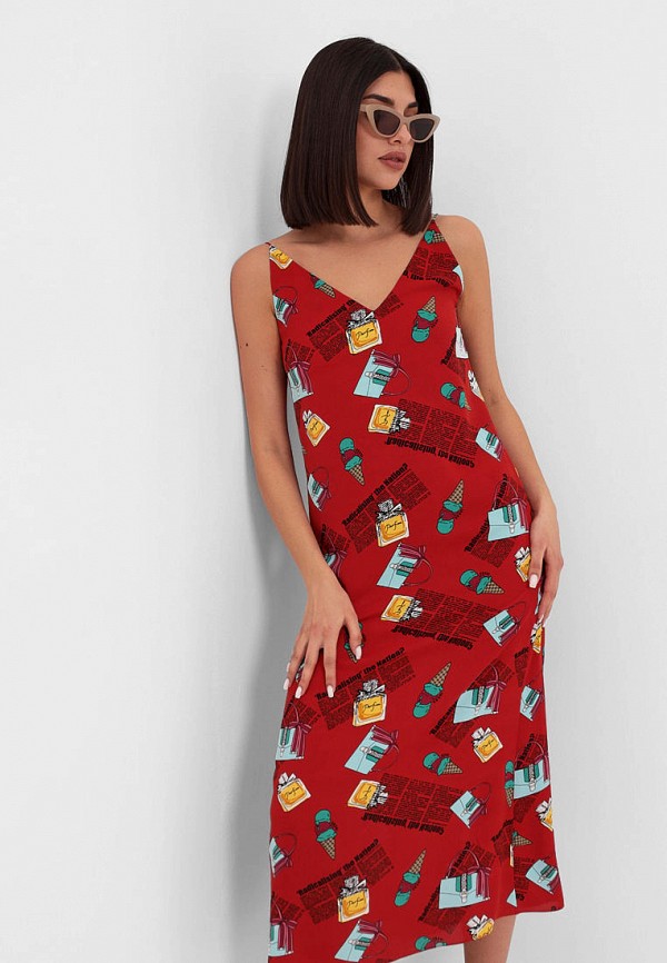 Сарафан СелфиDress красный, размер 42, фото 2