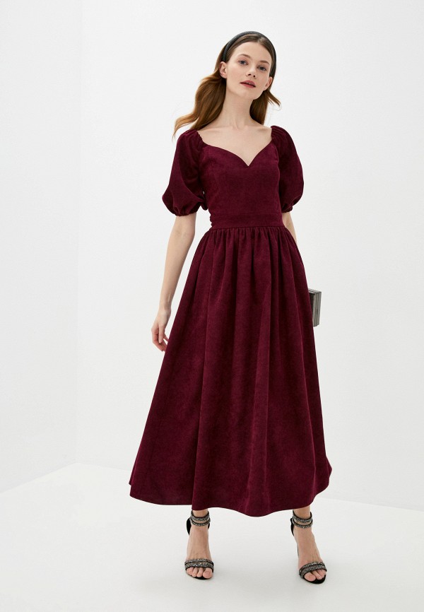 Платье Lipinskaya-Brand цвет бордовый 