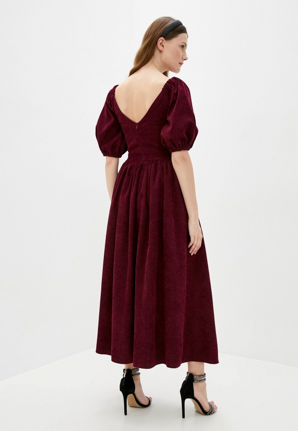 Платье Lipinskaya-Brand цвет бордовый  Фото 3
