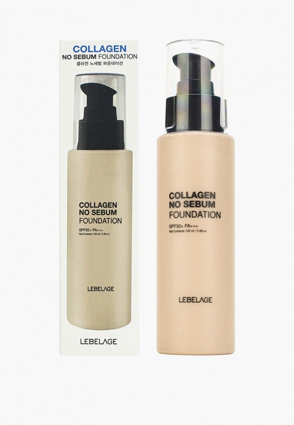 Тональная основа Lebelage Collagen No Sebum Foundation SPF50+/PA+++, матирующий с коллагеном