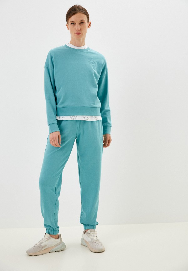 Свитшот Kappa бирюзовый, размер 50, фото 2